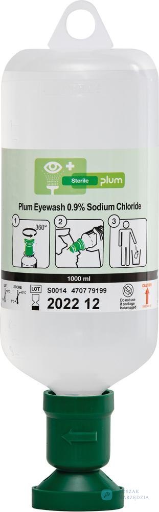 Butelka do płukania oczu,1000 ml, z nakrętką przeciwpyłową