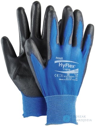 Rękawice montażowe HyFlex 11-618, rozmiar 6 Ansell