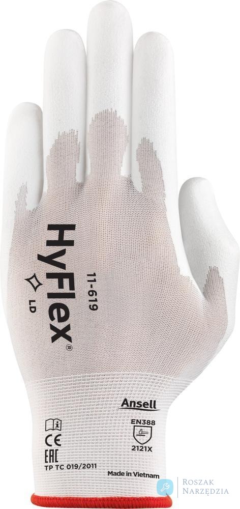 Rękawice montażowe HyFlex 11-619, rozmiar 10 Ansell