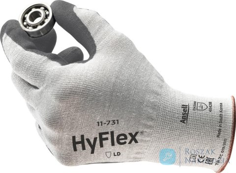 Rękawice antyprzecięciowe HyFlex 11-731, rozmiar 9 Ansell (12 par)