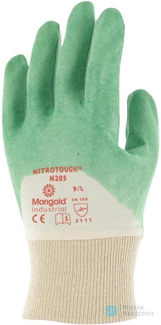 Rękawice montażowe Nitrotough N205, rozmiar 9 Ansell