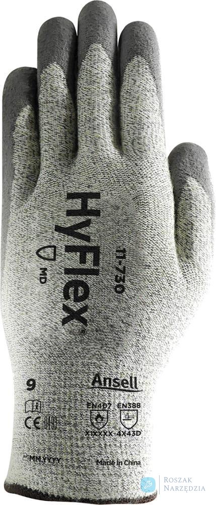 Rękawice antyprzecięciowe HyFlex 11-730, rozmiar 9 Ansell