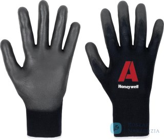 Rękawice Perfect Fit, PU, czarne, rozmiar 8
