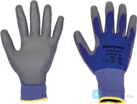 Rękawice PerfectPolySkin, rozmiar 8, szare