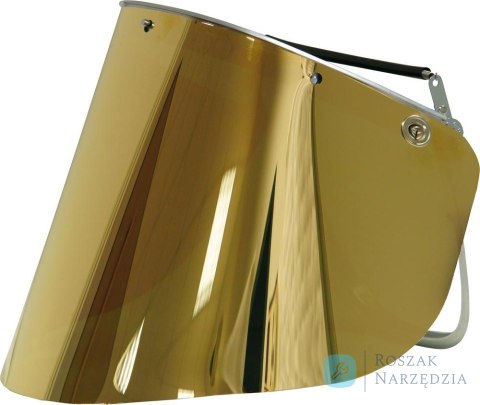Osłona na twarz, PC, 500x250x1mm, złota
