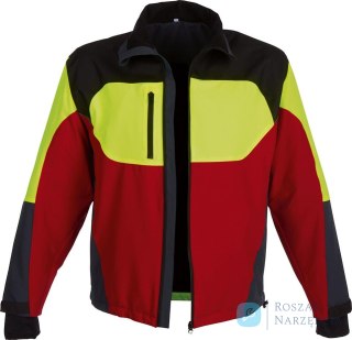 Kurtka Stretch Forest Jack, rozmiar M,, czerwony/antracyt/żółty linia uniwersalna