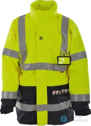 Multinormparka 4w1, roz. L, żółty/niebieski