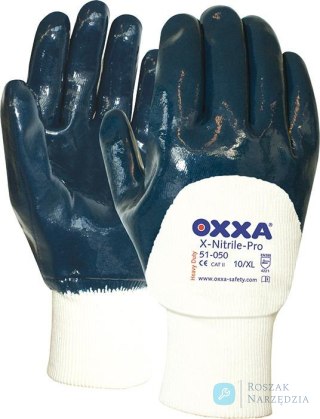 Rękawice Oxxa X-Nitrile- Pro, mankiety otwarte, rozmiar 9