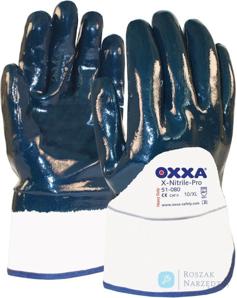 Rękawice Oxxa X-Nitrile- Pro, mankiety otwarte, rozmiar 9