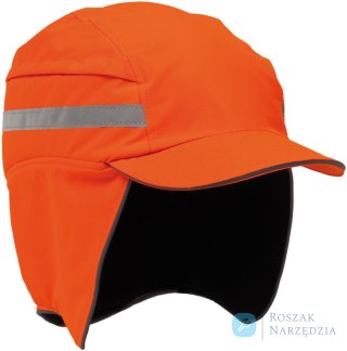 Czapka F.B.3 Winter Hi-Vis, odblaski, pomarańczowa