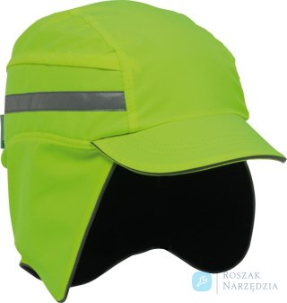 Czapka F.B.3 Winter Hi-Vis, odblaski, żółta
