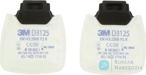 Filtr cząstek stałych D 3125 P2 R 3M