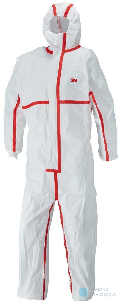 Kombinezon ochronny jednorazowy 4565, typ 4/5/6,rozmiar 2XL 3M Kombinezon ochronny jednorazowy 4565, typ 4/5/6,rozmiar 2XL 3M