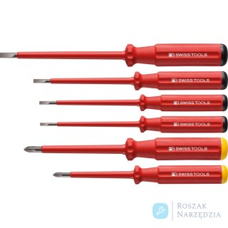 Zestaw wkrętaków  VDE  6-cz., płasko-krzyżowe PH w kartonowym pudełku Classic PB Swiss Tools