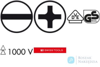 Zestaw wkrętaków  VDE  6-cz., płasko-krzyżowe PH w kartonowym pudełku Classic PB Swiss Tools