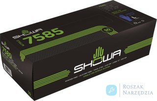 Rękawice jednorazowe, nitrylowe, 7585, rozmiar XL(9-15), opak. 50szt.