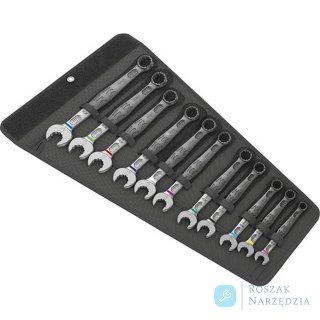 Zestaw kluczy płasko-oczk. 11-częściowy, 8-19mm Wera