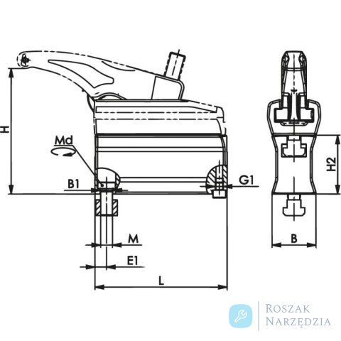 Przedłużka 7600Z-43 M16x18 AMF