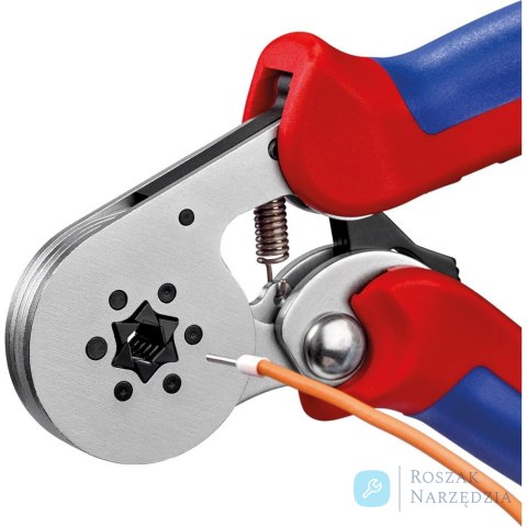 Szczypce do zagniatania tulejek kablowych 0,08-10mm, 180mm, 97 55 14, KNIPEX