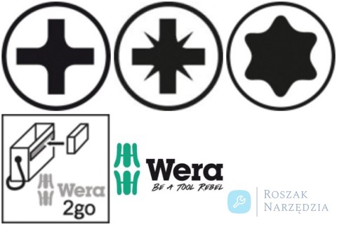 Uchwyt na bity z magazynkiem KK20 Zestaw Toolfinder Wera
