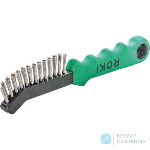 Szczotka druciana ROKI V4A gładk.0,3mm Lessmann