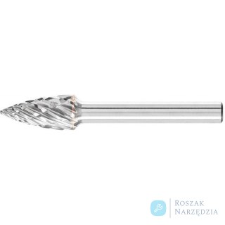 Pilnik obrot.węglikowy łukowy ostry 1020, STEEL 6mm 10x20mm Pferd