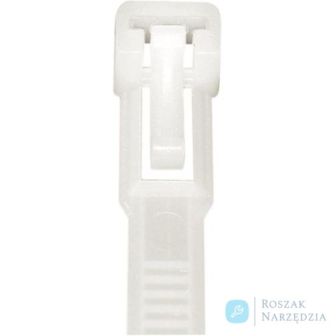 Opaska kablowa z nylonu kolor naturalny 360x7,5mm po 100szt. odpinana SapiSelco