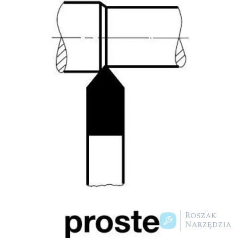 Nóż tokarski HSSE  DIN4955, spiczasty 12x12x110mm WILKE