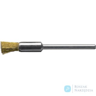 Miniaturowa szczotka pędzelkowa  drut mosiężny falisty 5x0,1mm Lessmann
