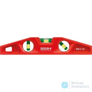 Poziomnica torpedo 25cm odlew alum.z magnes. Sola