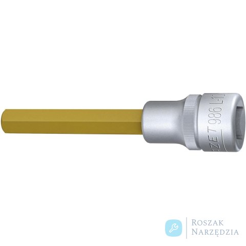 Nasadka wkrętakowa 1/2" 6-kątna z kulką, 10x100mm, 986L-10 HAZET