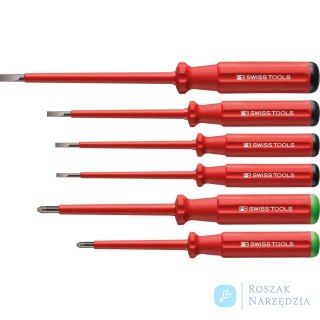 Zestaw wkrętaków  VDE  6-cz., płasko-krzyżowe PZ w kartonowym pudełku Classic PB Swiss Tools