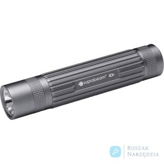 Latarka kieszonkowa Q3 z akumulatorem 15/ 50/250/400lm Suprabe.