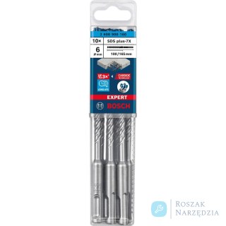 Wiertło udarowe SDSplus7x 6x100x165mm 10St EXPERT Bosch