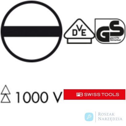 Wkrętak 5100  VDE  do śrub z rowkiem 2,5x0, 4x 80mm Classic PB Swiss Tools