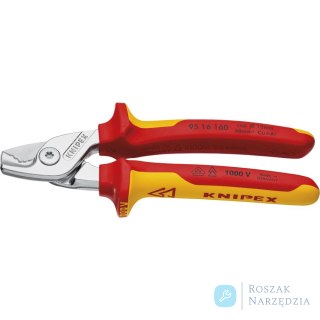 Nożyce do kabli,  VDE , 160mm, 95 16 160, KNIPEX