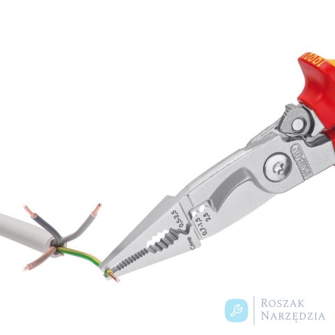 Szczypce elektroinstalacyjne  VDE , TT, 200mm, 13 96 200 T, KNIPEX
