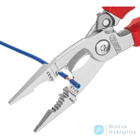 Szczypce elektroinstalacyjne  VDE , TT, 200mm, 13 96 200 T, KNIPEX