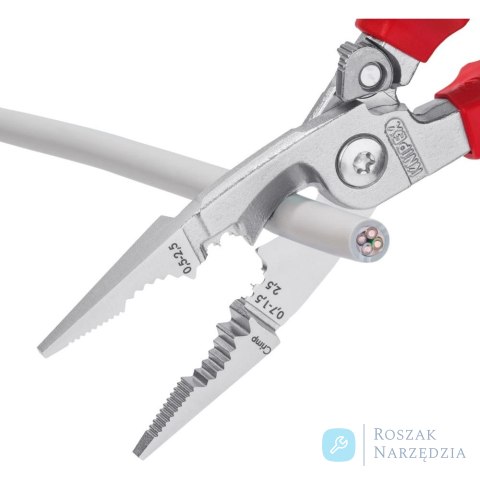 Szczypce elektroinstalacyjne  VDE , TT, 200mm, 13 96 200 T, KNIPEX