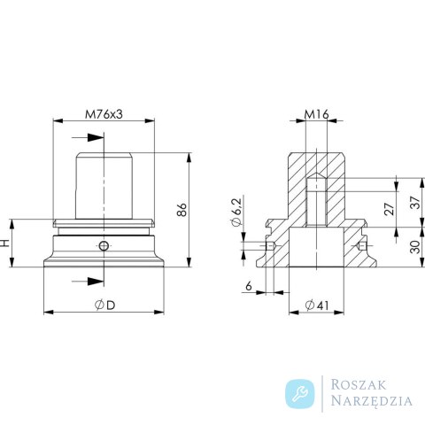 Podstawa do sytemu modułowego 6425 FY AMF