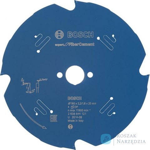 Tarcza do pilarki HW Expert 160x20x2,2 4T Bosch