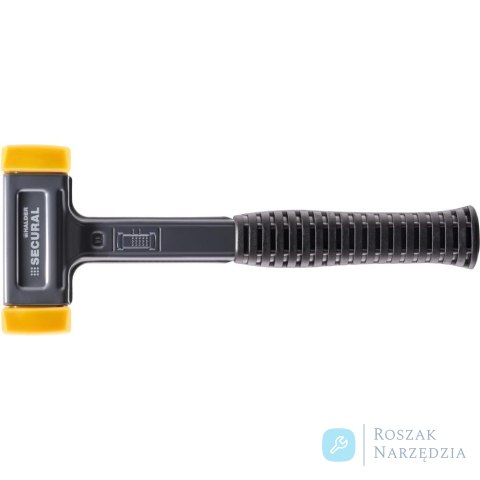 Młotek z miękkimi obuchami SECURAL, bezodrzutowy 35x45mm HALDER