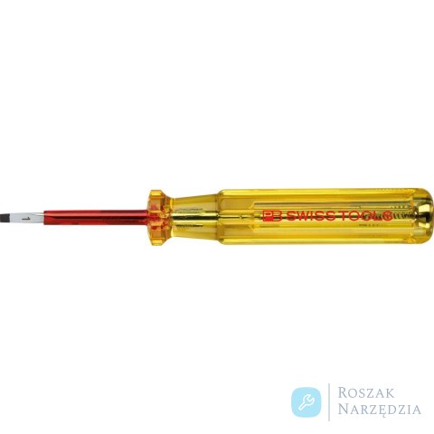 Próbnika napięcia  VDE  1-bieg. 3,5x0,5x75mm PB Swiss Tools