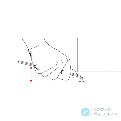 Zestaw kluczy trzpieniowych sześciokątnych z końcówką kulistą, długich i skróconym ramieniem 90°-100°,dł. Rainbow PB Swiss Tools