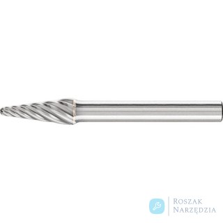 Pilnik obrot.węglikowy stożek zaokrąglony 0820 INOX 6mm 8x20mm Pferd