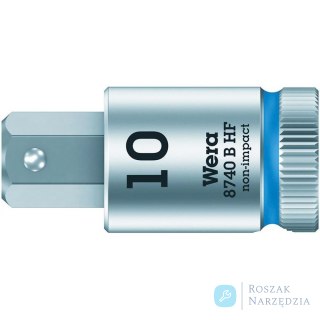 Wkrętakowa końcówka 10x 38,5mm do śrub z gniazdem 6-k. z funkcją przytrzym.Wera