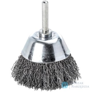 Szczotka trzpieniowa do płaszczyzn stal nierdzewny  drut falisty70x0,3mm Lessmann