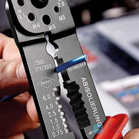 Szczypce do zagniatania, 1,5-6mm, 240mm, 97 32 240, KNIPEX
