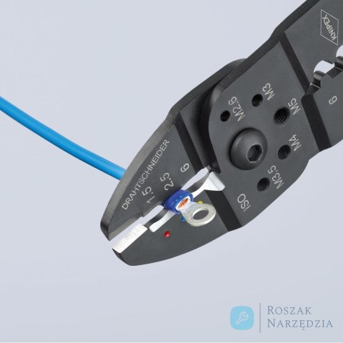Szczypce do zagniatania, 1,5-6mm, 240mm, 97 32 240, KNIPEX