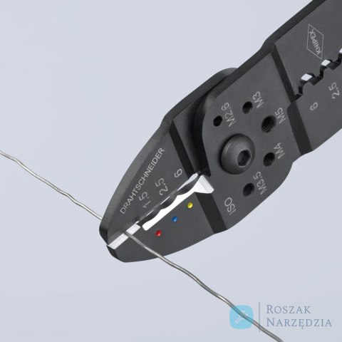 Szczypce do zagniatania, 1,5-6mm, 240mm, 97 32 240, KNIPEX